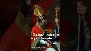 Santo do dia 7de Dezembro Santo Ambrósio Bispo é doutor da igreja 🙏 [upl. by Clabo]