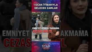 Yeni Yılda Gelecek Zamlar shorts staranahaber [upl. by Yelyac]