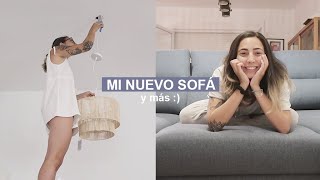 ¡Tenemos SOFÁ  instalo la lámpara del salón  Pati Petite [upl. by Ennyleuqcaj]