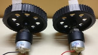 100RPM and 200RPM 12V DC Motor with Gearbox Testing Without Load  ihrProjects [upl. by Odlabu813]