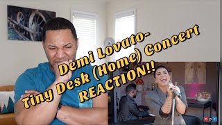 Demi Lovato Tiny Desk Home Concert Reaction [upl. by Cirdet]