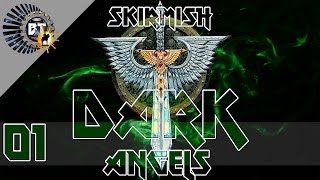 Dawn of War  Dark Angels Mod Skirmish1 [upl. by Nerual]