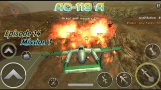 Gunship Battle Episode 14 Mission 1 AC119A GunshipBattle [upl. by Ehcropal]