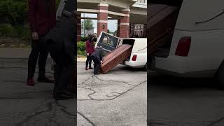 Girl arrives to prom in a casket [upl. by Yttap]