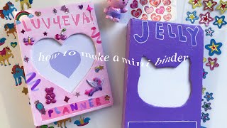 🌙 how to make a mini binder inspired by collect books [upl. by Clover885]