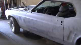 1969 Ford Mustang Restoration project Part 18 Trunk DetailSeam Sealer [upl. by Akeemahs]