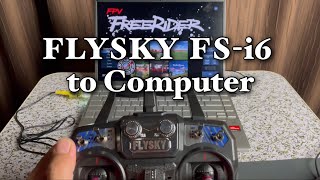 How to connect Flysky FSi6 to Computer  2023 [upl. by Er]