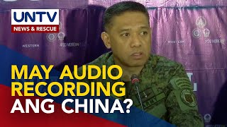 Record ng umanoy phone call hindi magpapatunay sa new model claim ng China  Gen Brawner [upl. by Elwaine782]