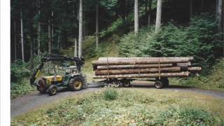 Holztransport mit Traktor Teil 2 [upl. by Adnerad]