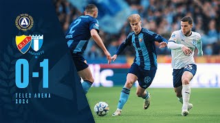 MATCHSVEP  Djurgården  Malmö FF 01  Allsvenskan 2024 [upl. by Shotton]