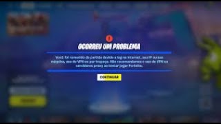 COMO REMOVER O ERRO DE VPN FORTNITE [upl. by Edlyn250]