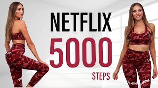 Netflix 5000 Steps Without Music  Walking Workout  5000 Step Challenge [upl. by Llenehs]