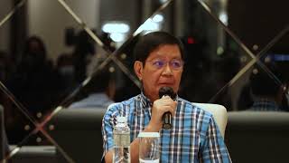 PING LACSON with Fellow Presidentiables at the Manila Pen  April 17 2022 [upl. by Tadashi]