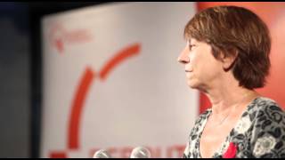 Françoise David au lancement de QS debout pour léducation [upl. by Gamaliel]