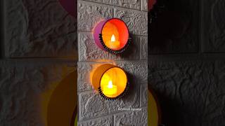 DIY Diwali Light Hanging Decoration from Tape Roll  Easy amp Affordable Festive Craft diwali2024 [upl. by Arit]