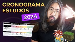 Plano de Estudo 2024 Cronograma  ENEM Vestibular e Concursos PDF GRÁTIS [upl. by Simone771]