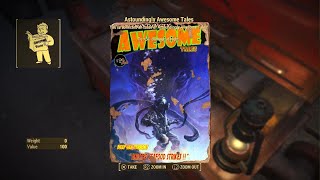 How to Find Astoundingly Awesome Tales Issue 7 Location Outpost Zimonja Fallout 4 [upl. by Constantia]