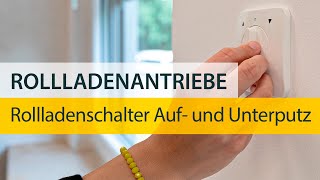 Rollladenschalter Rast und Tastfunktion einstellen [upl. by Standish]