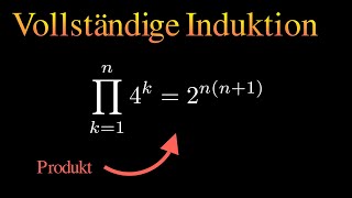 Beweise mit vollständiger Induktion  Übung 14 Aufgabe mit Produkt [upl. by Uaerraj]