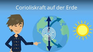 Corioliskraft  Auswirkungen auf der Erde Drehbewegungen aus der Physik einfach erklärt [upl. by Notse]