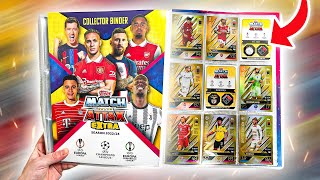 MY MATCH ATTAX EXTRA 202223 BINDER PROGRESS Binder Update [upl. by Nosdrahcir]