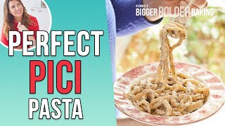 Easy HandRolled 4Ingredient Pici Pasta [upl. by Nahtiek899]