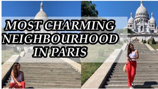 🇫🇷 WALKING TOUR IN PARIS  MONTMARTRE [upl. by Minnie524]