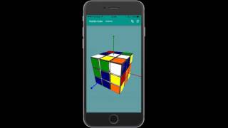 Rubiks Cube in JavaFX on iPhone using Gluon Mobile [upl. by Rafat626]