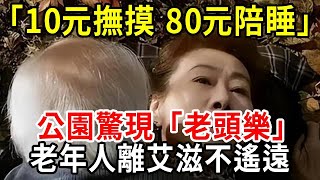 「10元撫摸，80元陪睡」。公園驚現「老頭樂」！老年人的情感需求，已經慢慢成為【中老年講堂】 [upl. by Ylrrad]