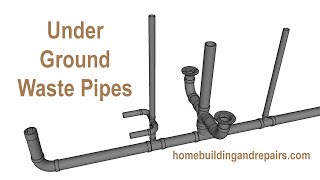 Drain Pipe Design Layout And Names of Fittings For Single Story House  Part 2 [upl. by Ecnatsnoc]