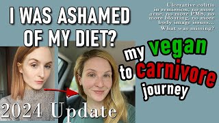 I Was Ashamed of My Diet My Vegan to Carnivore Journey  2024 Update [upl. by Oirotciv]