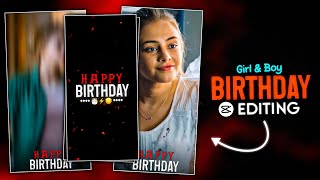 🎉 Birthday Video Editing In Capcut App  Happy Birthday Status Editing  Instagram birthday Editing [upl. by Petrine]