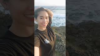 RIDES TO BOLINAO AWESOME ROCK VIEW ladyrider travel ladymotovlogger [upl. by Bunce]