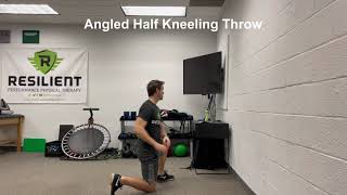 Resilient Performance  Angled Half Kneeling Throw [upl. by Otreblig824]