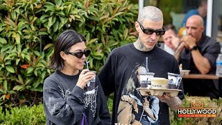 Kourtney Kardashian amp Travis Barker Sip on 18 Smoothie at Erewhon [upl. by Sharai875]