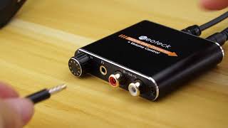 Neoteck 192kHz DAC Converter Digital Optical Coaxial Toslink to Analog Stereo [upl. by Nnalatsyrc648]