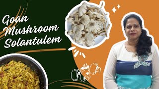 Mushroom Solantulem  Goan Olmi recipe mushroomrecipe goanfood mushroom [upl. by Nairim]