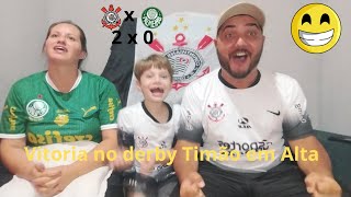 REACT Corinthians vence o derby e se afasta da z4 [upl. by Nett]