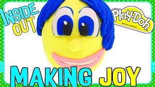 The Making of JOY Play Doh Surprise Egg DIY Disney Pixar Inside Out Movie Toy Characters [upl. by Alimac]