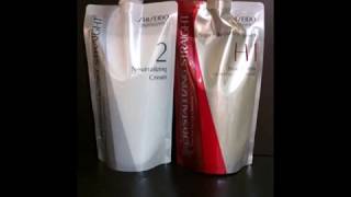 Hair Rebonding Shiseido Professional Crystallizing Hair Straightener H1  Neutralizing Emulsion 2 fo [upl. by Richmound]