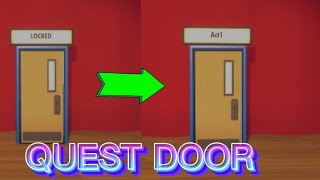 How TO MAKE A QUEST DOOR in Rec Room [upl. by Ahtar]