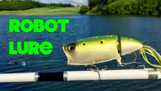 Fishing with a ROBOTIC Lure  IT ACTUALLY WORKS [upl. by Clintock]