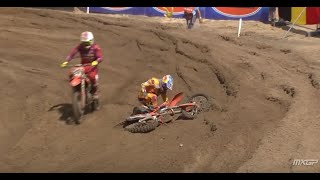 One of the greatest Race Win ever Jeffrey Herlings in MXGP Race 1 of MXGP of Flanders 2024 [upl. by Oremo]