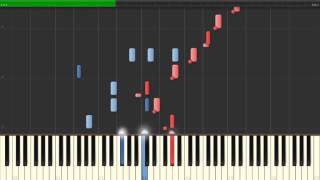 Secret  Piano Battle 2 Chopins Walts Piano Tutorial Synthesia [upl. by Nilecoj]