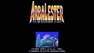 Arbalester Arcade  ALL Clear No Miss  1CC  No Autofire  2925000 points  edusword [upl. by Atenahs]