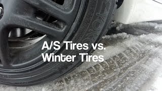 Yokohama All Season Tires vs Winter Tires for Subaru WRX [upl. by Aihseket]