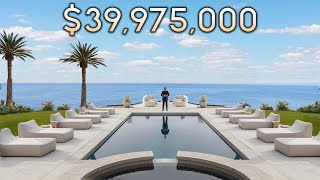 Inside a 39975000 Cliffside Estate in Malibu California [upl. by Maurilia]