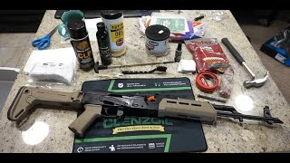 How to clean the PSAPalmetto State Armory GF3 AK pattern rifle [upl. by Sasnak413]