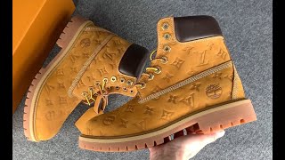 VL Timberland 6quot Ankle Boot Wheat Monogram [upl. by Letsou212]