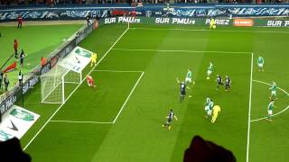 PSG  Saint Etienne  Zlatan transforme le pénalty  100 BUTS avec le PSG [upl. by Arnon359]